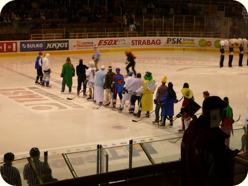 Hockey match between MU and VUT
