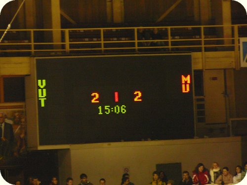 Hockey match between MU and VUT