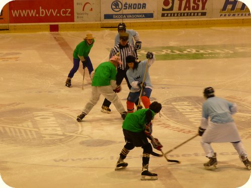 Hockey match between MU and VUT