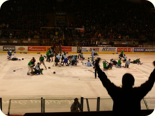 Hockey match between MU and VUT